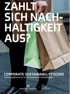 Corporate Sustainability Score 2023 - Studienband