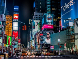 Times Square - Wirkung von Marken
